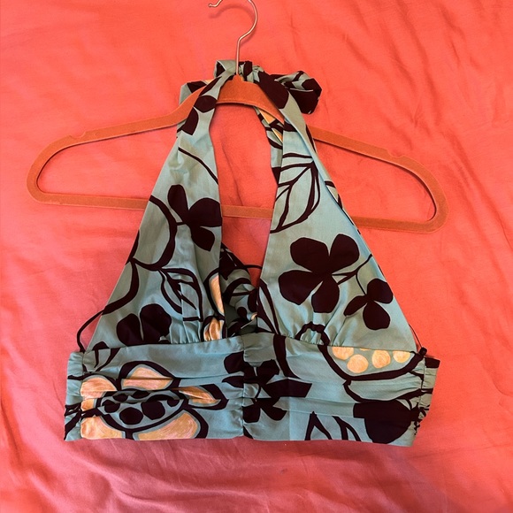 Zara Printed Halter Top; size XS; great condition, worn once! - Picture 3 of 6